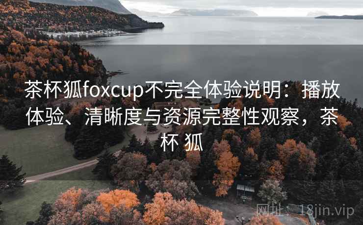 茶杯狐foxcup不完全体验说明：播放体验、清晰度与资源完整性观察，茶杯 狐